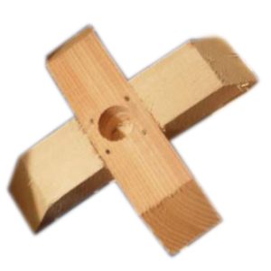 Pied à sapin en bois